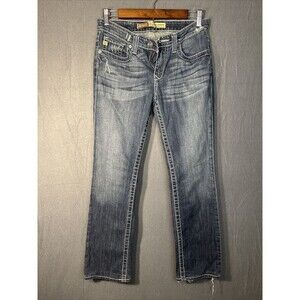 Big Star Jeans Womens Maddie Straight Mid Rise Fit Size 26R